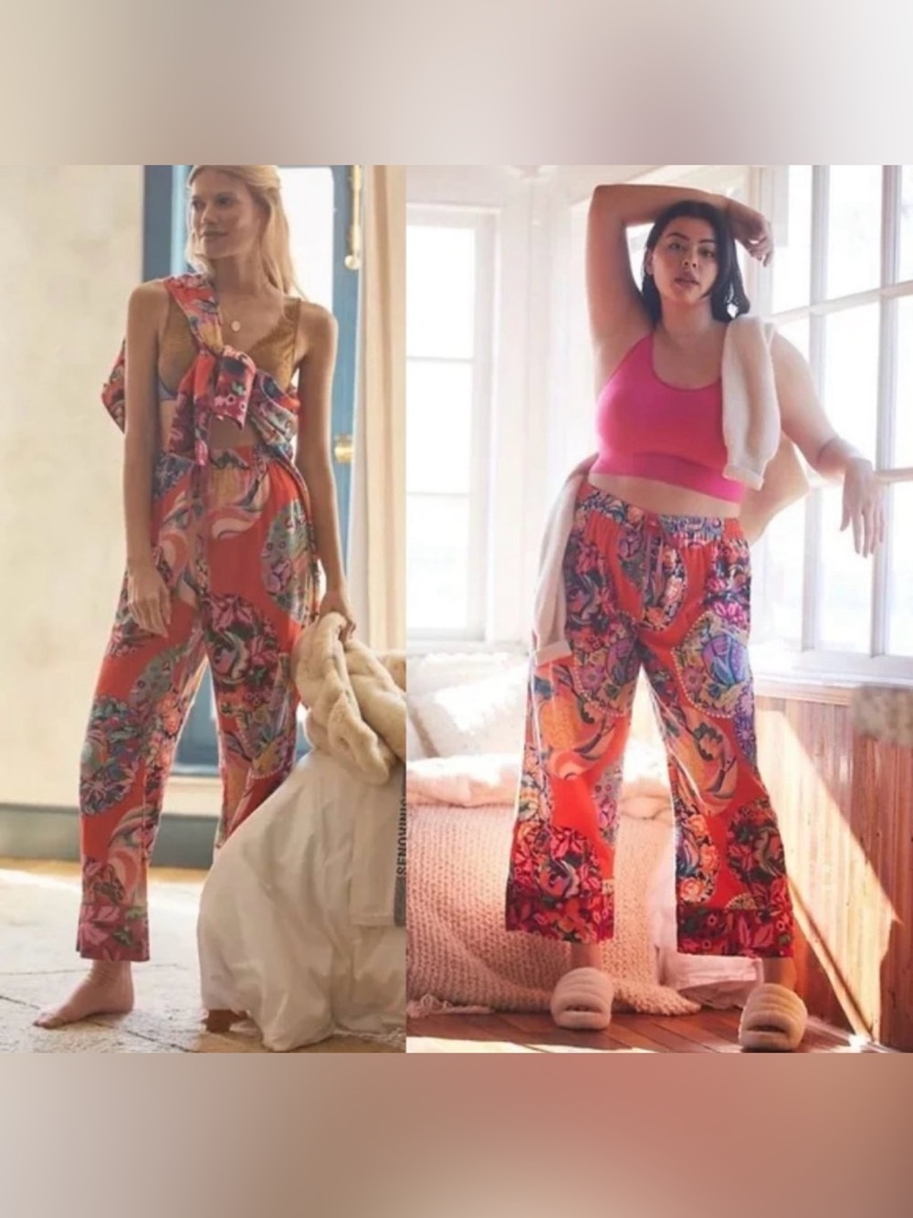 Anthropologie Alexandra Farmer Pajama Lounge Pants, Women’s S